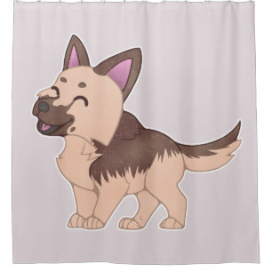 Kawaii German Shepherd Dog