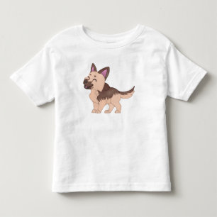 Kawaii German Shepherd Dog Toddler T-shirt