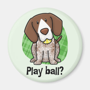 Kawaii German Shorthaired Pointer Magnet