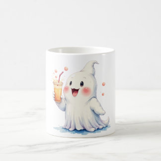 Kawaii Ghost Boire Soda Mug