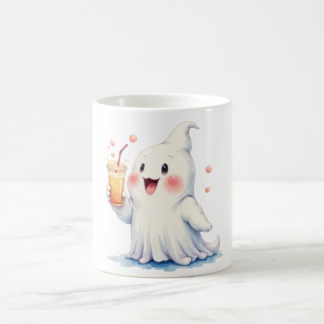 Kawaii Ghost Boire Soda Mug (Centre)