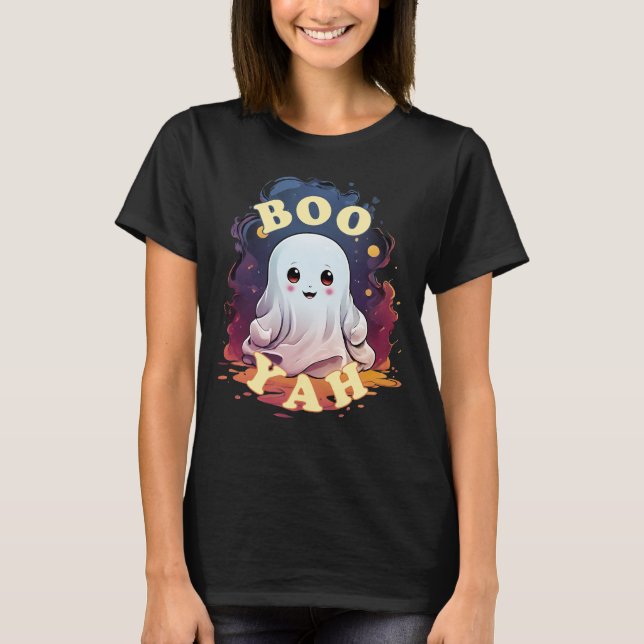 Kawaii Ghost Booyah T-Shirt (Front)
