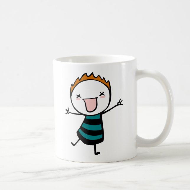 Kawaii Ginger Coffee Mug (Right)
