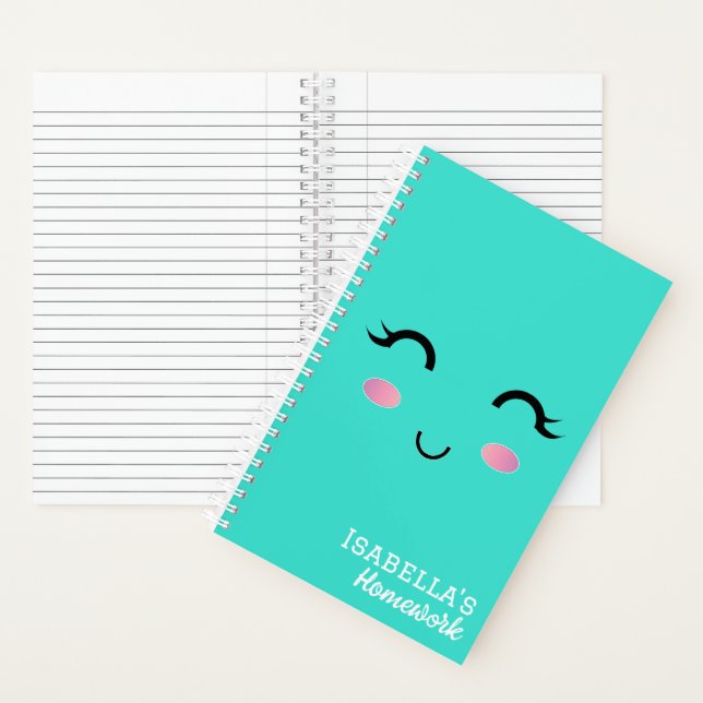 Kawaii Girl Notebook (Inside)