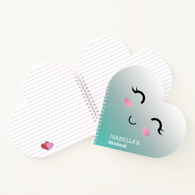 Kawaii Girl Notebook (Inside)