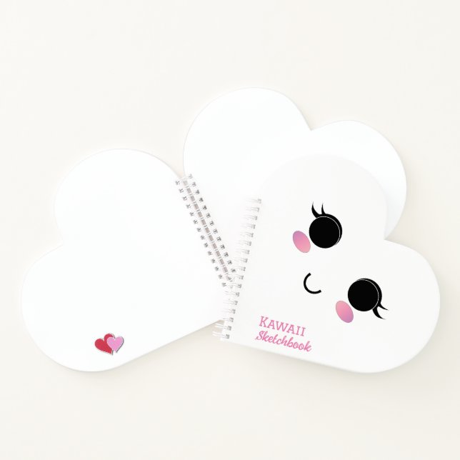 Kawaii Girl Spiral Notebook (Inside)