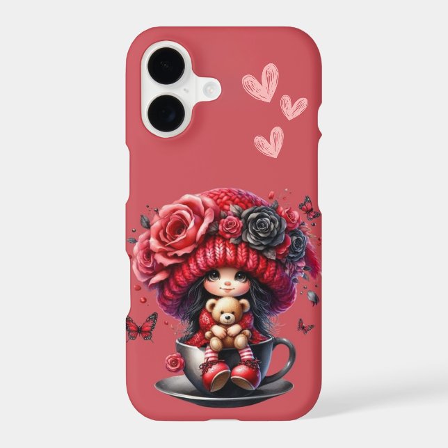Kawaii Gnome Girl Case-Mate iPhone 17 Case (Back)