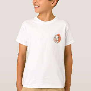 Kawaii Goat Holding Milk Bottle Kids T-Shirt