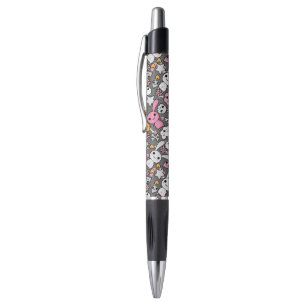 kawaii grey pattern pen
