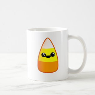 Kawaii Halloween Candy Corn Coffee Mug