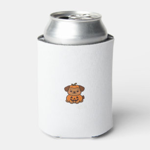 Kawaii Halloween Dog � Pumpkin Puppy Sticker Class Can Cooler