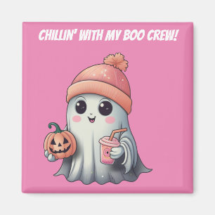 Kawaii Halloween ghost magnet