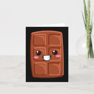 Kawaii Halloween Group Costume Party S'mores Choco Card