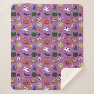 Kawaii Halloween Pack Sherpa Blanket