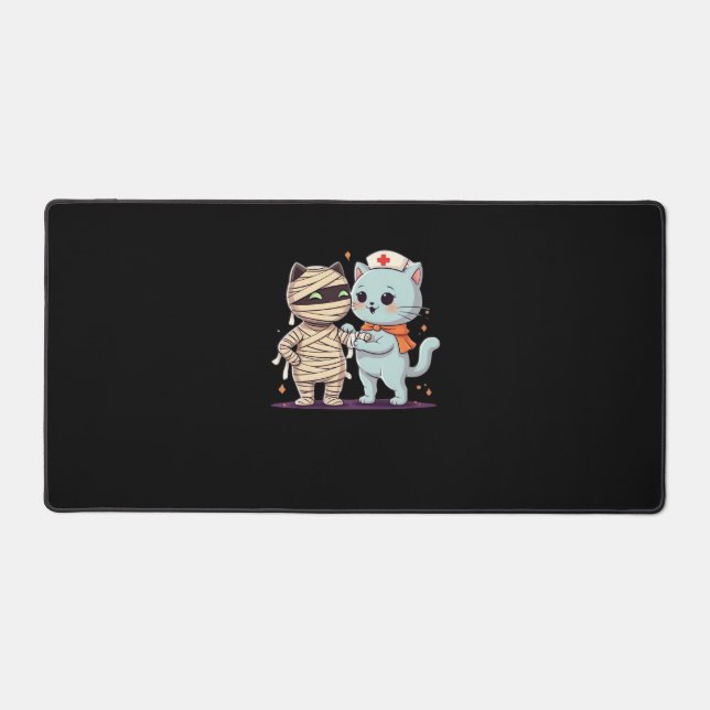 Kawaii Halloween Pals maman et infirmière chat sur (Recto)