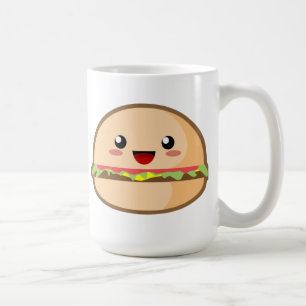 Kawaii Hamburger Coffee Mug