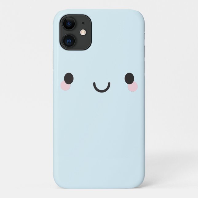 Kawaii Happy Face Case-Mate iPhone Case (Back)