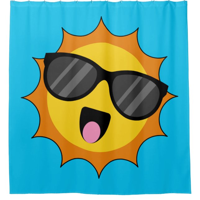 Kawaii Happy Sun with Sunglasses (Front)