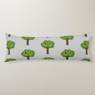Kawaii Happy Winking Apple Tree Body Pillow