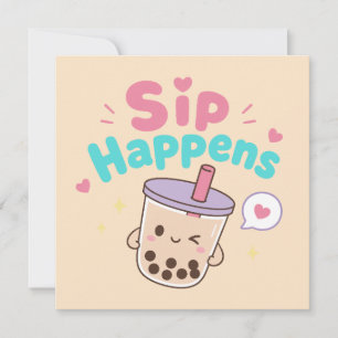 Kawaii Hawaii cute note card