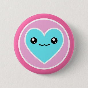 Kawaii Heart Buttons