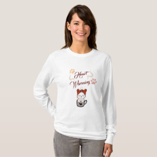 kawaii Heart warming love for cats T-Shirt