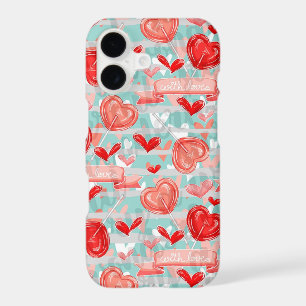 Kawaii Hearts Valentine Day Case Mate iPhone 17