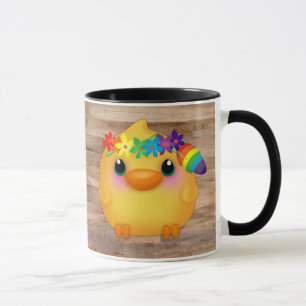 Kawaii Hippy Chick Mug