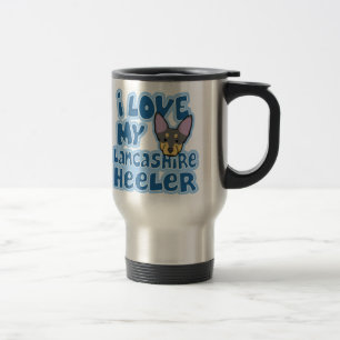 Kawaii I Love My Lancashire Heeler Travel Mug