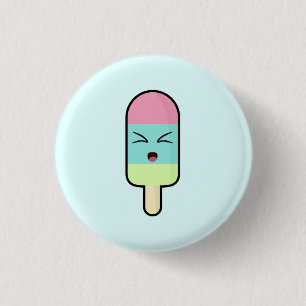 Kawaii Ice cream 1 Inch Round Button