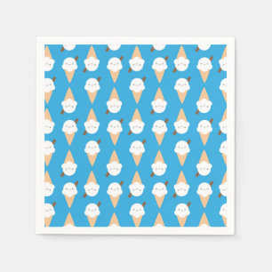 Kawaii Ice Cream Cones Napkin