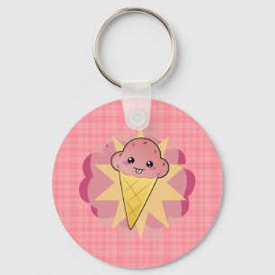 Kawaii Ice Cream Keychain