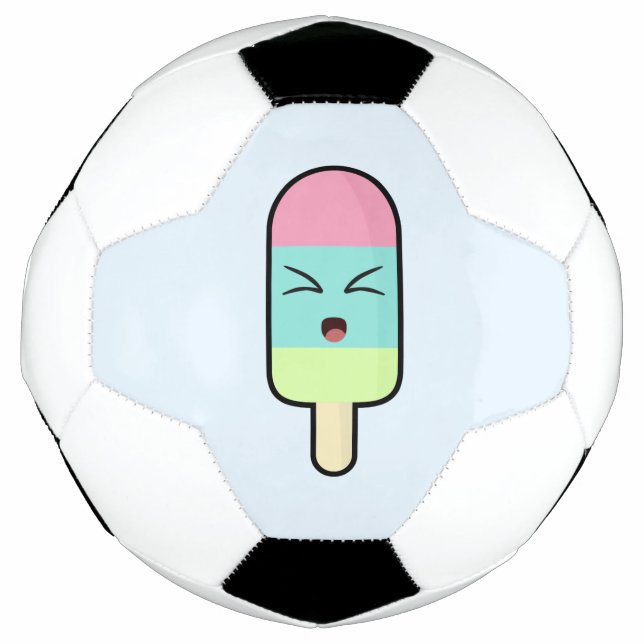 Kawaii Ice cream Soccer Ball (Front)