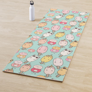 Kawaii Ice Cream Yoga Mat