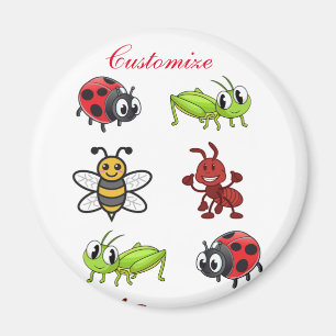 Kawaii Insects Thunder_Cove Magnet