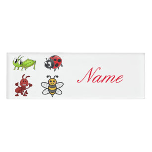 Kawaii Insects Thunder_Cove Name Tag