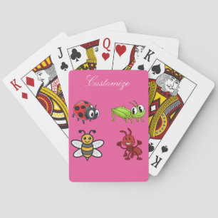 Kawaii Insects Thunder_Cove Playing Cards