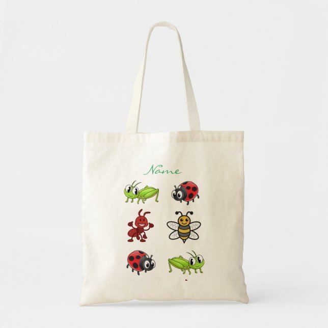 Kawaii Insects Thunder_Cove Tote Bag (Front)