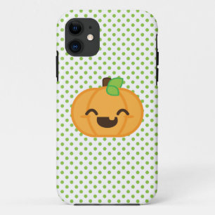 Kawaii Jack O Lanern Pumpkin iPhone Case
