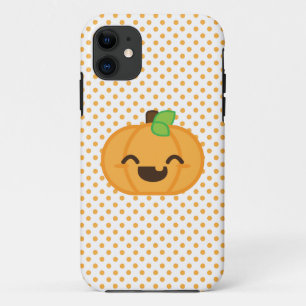 Kawaii Jack O Lanern Pumpkin iPhone Case