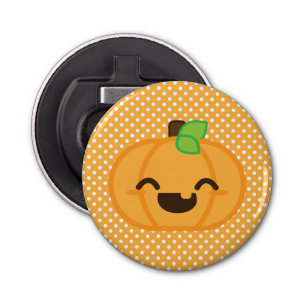 Kawaii Jack O Lantern Pumpkin Bottle Opener