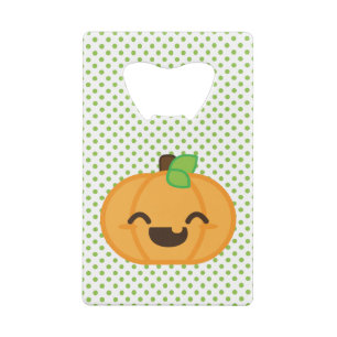Kawaii Jack O Lantern Pumpkin Bottle Opener Credit Card Bottle Opener