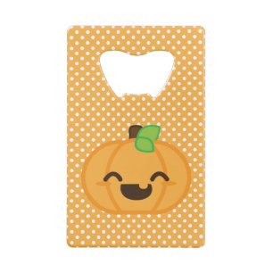 Kawaii Jack O Lantern Pumpkin Bottle Opener Wallet Bottle Opener