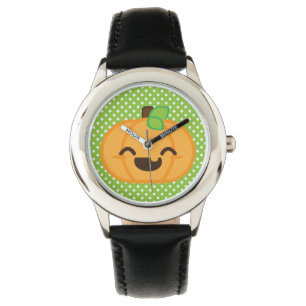 Kawaii Jack O Lantern Pumpkin Watch