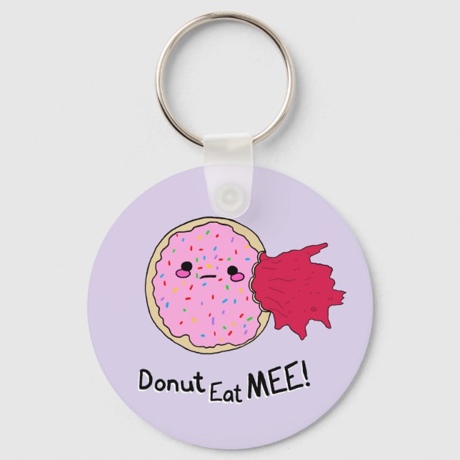 Kawaii Jam Doughnut Eat Me Keychain (Front)