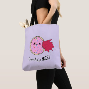 Kawaii Jam Doughnut Eat Me Tote Bag