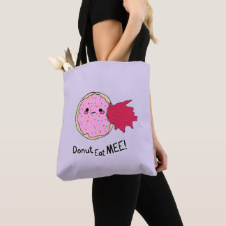 Kawaii Jam Doughnut Eat Me Tote Bag