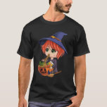 kawaii japanese anime Witch Halloween ramen Food L T-Shirt<br><div class="desc">kawaii japanese anime Witch Halloween ramen Food Lovers</div>