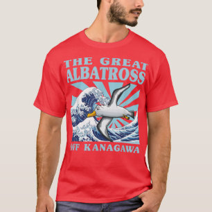 Kawaii Japanese Great Wave Great Albatross Cute Ja T-Shirt