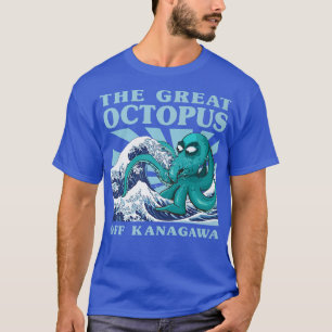 Kawaii Japanese Great Wave Great Octopus Cute Japa T-Shirt